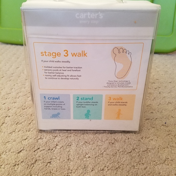 Carter's Every Step Stage 3/walk Shoes (navy) - Picture 4 of 5